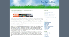 Desktop Screenshot of dogagilityblog.com